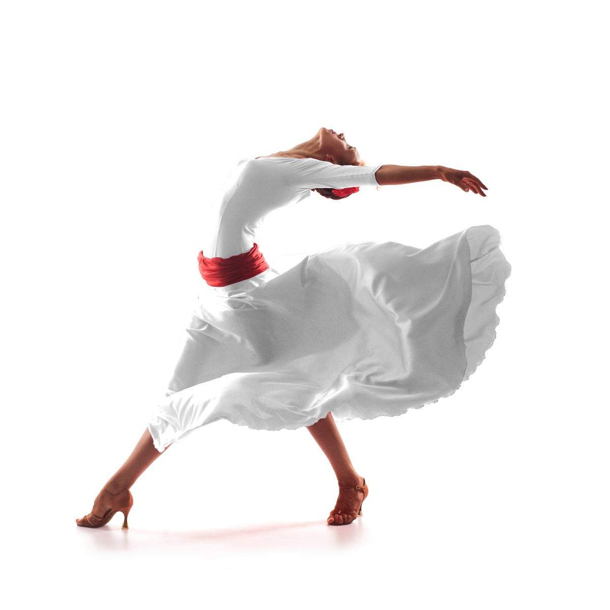 Tissu Uni Élastique Blanc - Ribes y Casals