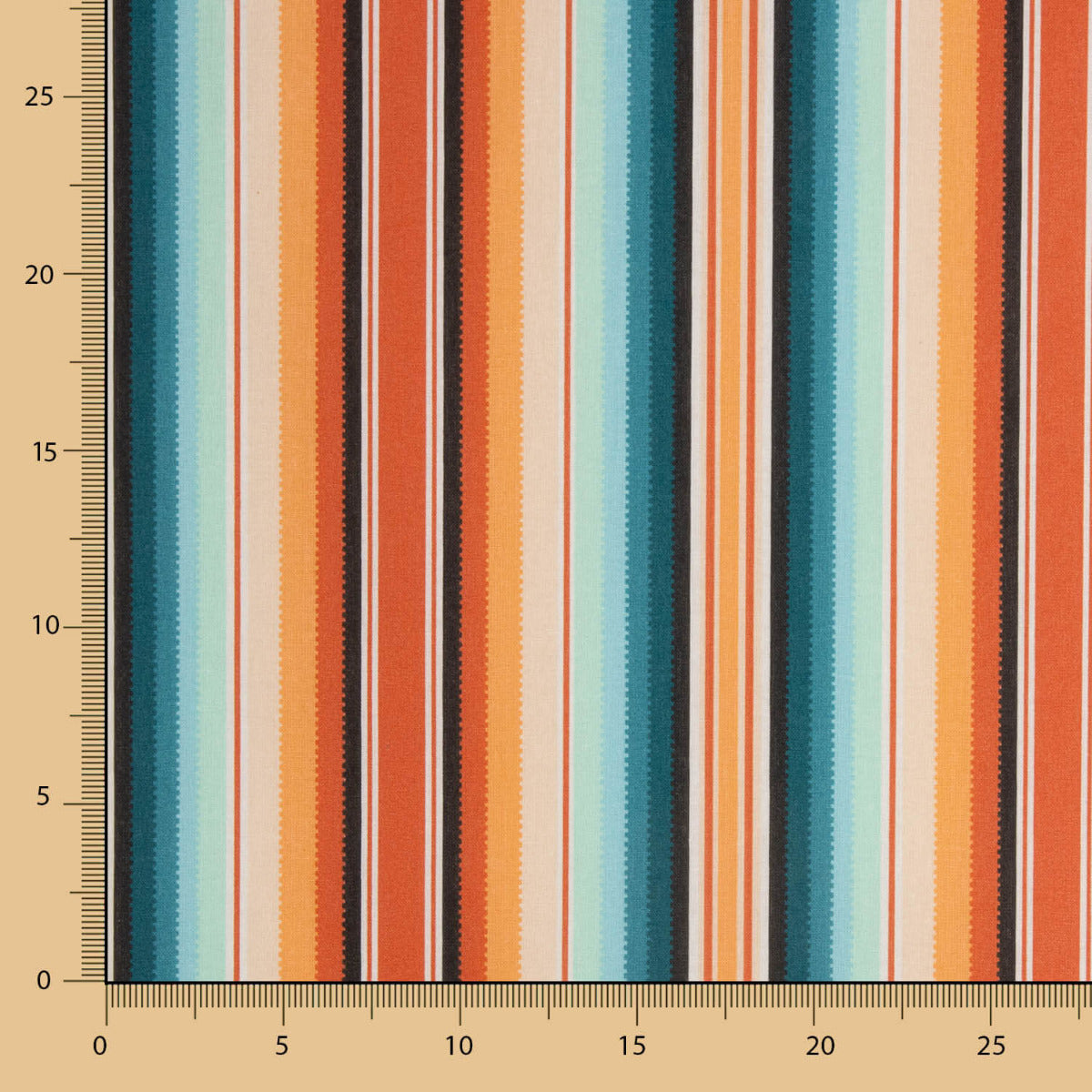 Popeline de résine à rayures multiples - Ribes y Casals