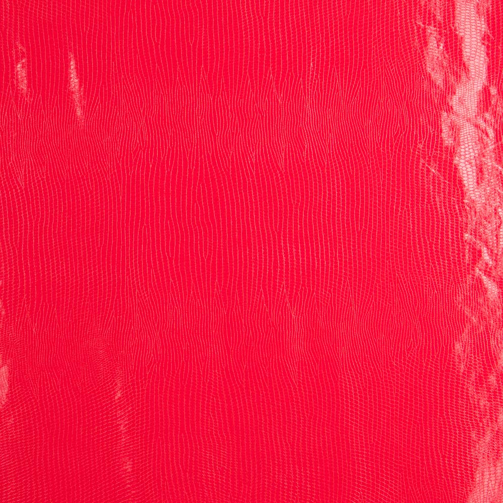 Cuir Vinyle Python Rouge - Ribes y Casals