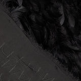Tissu avec des plumes noires - Ribes y Casals