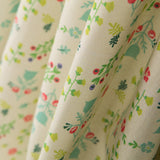 Coton Popeline Bouquets Vert - Ribes y Casals