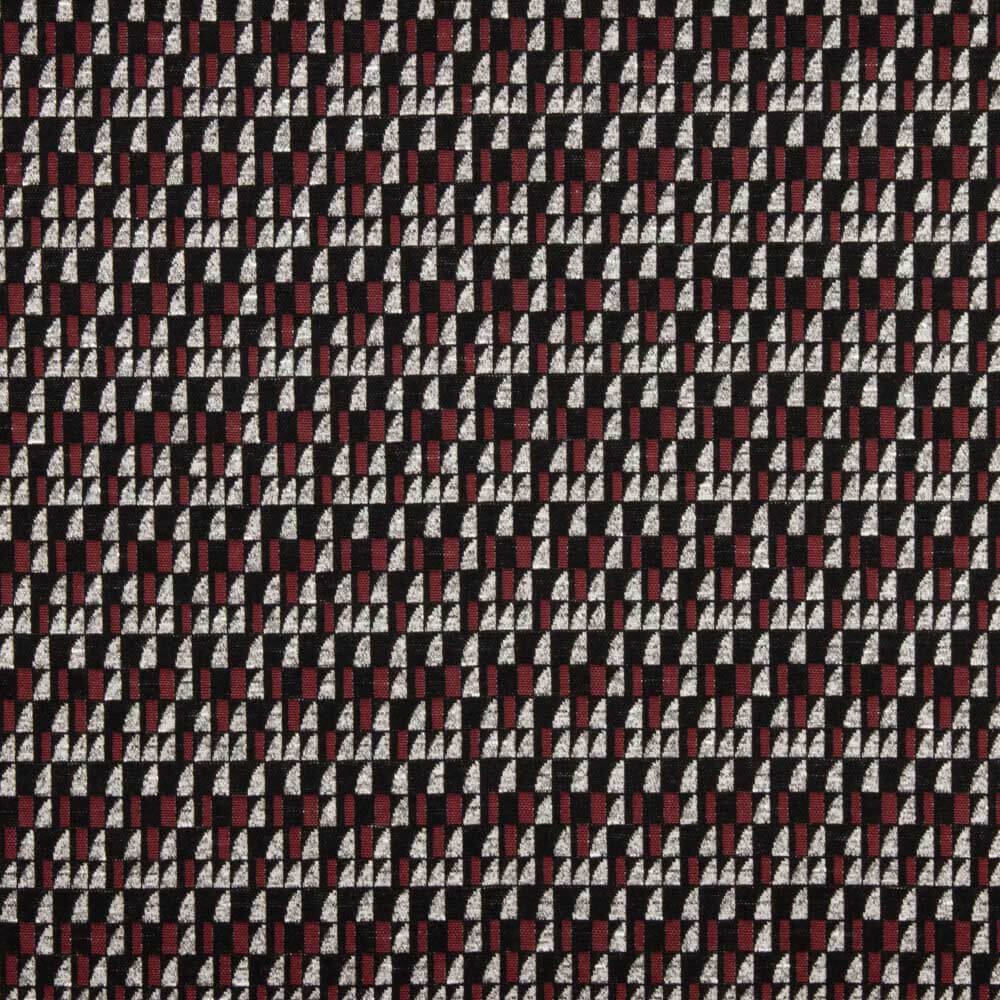 Tricot Jersey Géométrique Grenat - Ribes y Casals