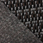 Tricot Jersey Marron Géométrique - Ribes y Casals