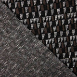 Tricot Jersey Marron Géométrique - Ribes y Casals