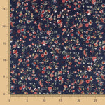 Punto Angora Flores Folk Marino - Ribes y Casals