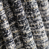 Tweed Lurex Rayures Marine - Ribes y Casals