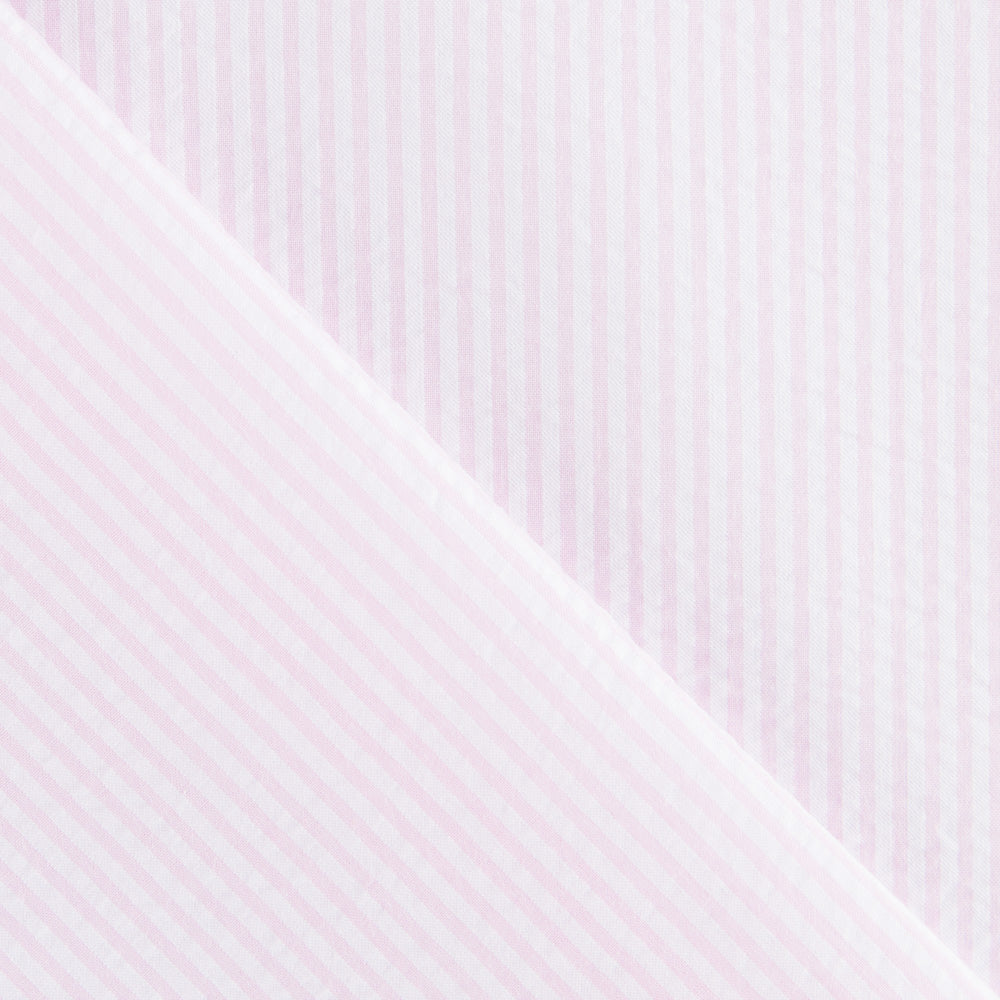 Seersucker Rayure Mini Rose - Ribes y Casals