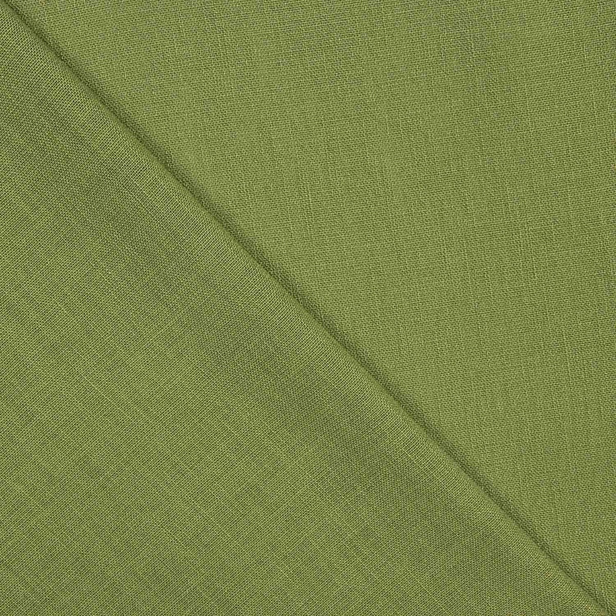 Tissu rustique uni en vert olive - Ribes y Casals