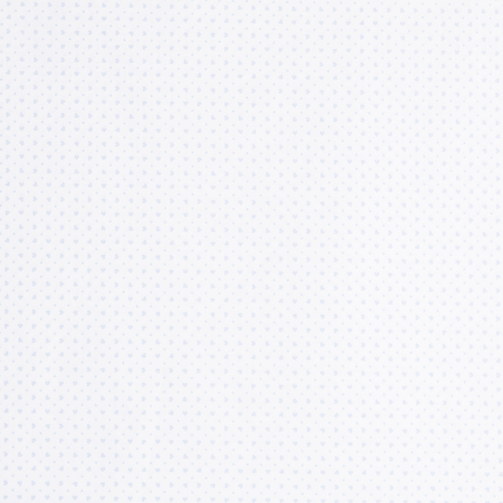 Tissu Drap Imprimé Coeurs Bleus - Ribes y Casals