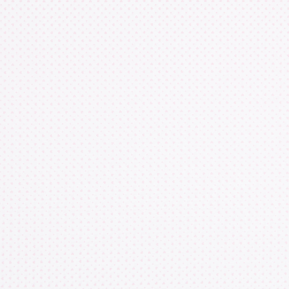 Tissu Drap Imprimé Coeurs Roses - Ribes y Casals