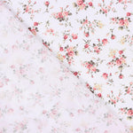 Popeline Draps Fleurs Blanches - Ribes y Casals