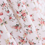 Popeline Draps Fleurs Blanches - Ribes y Casals