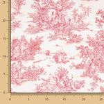 Tissu Drap Toile Jouye Rouge - Ribes y Casals