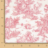 Tissu Drap Toile Jouye Rouge - Ribes y Casals