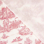 Tissu Drap Toile Jouye Rouge - Ribes y Casals