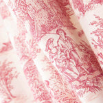 Tissu Drap Toile Jouye Rouge - Ribes y Casals
