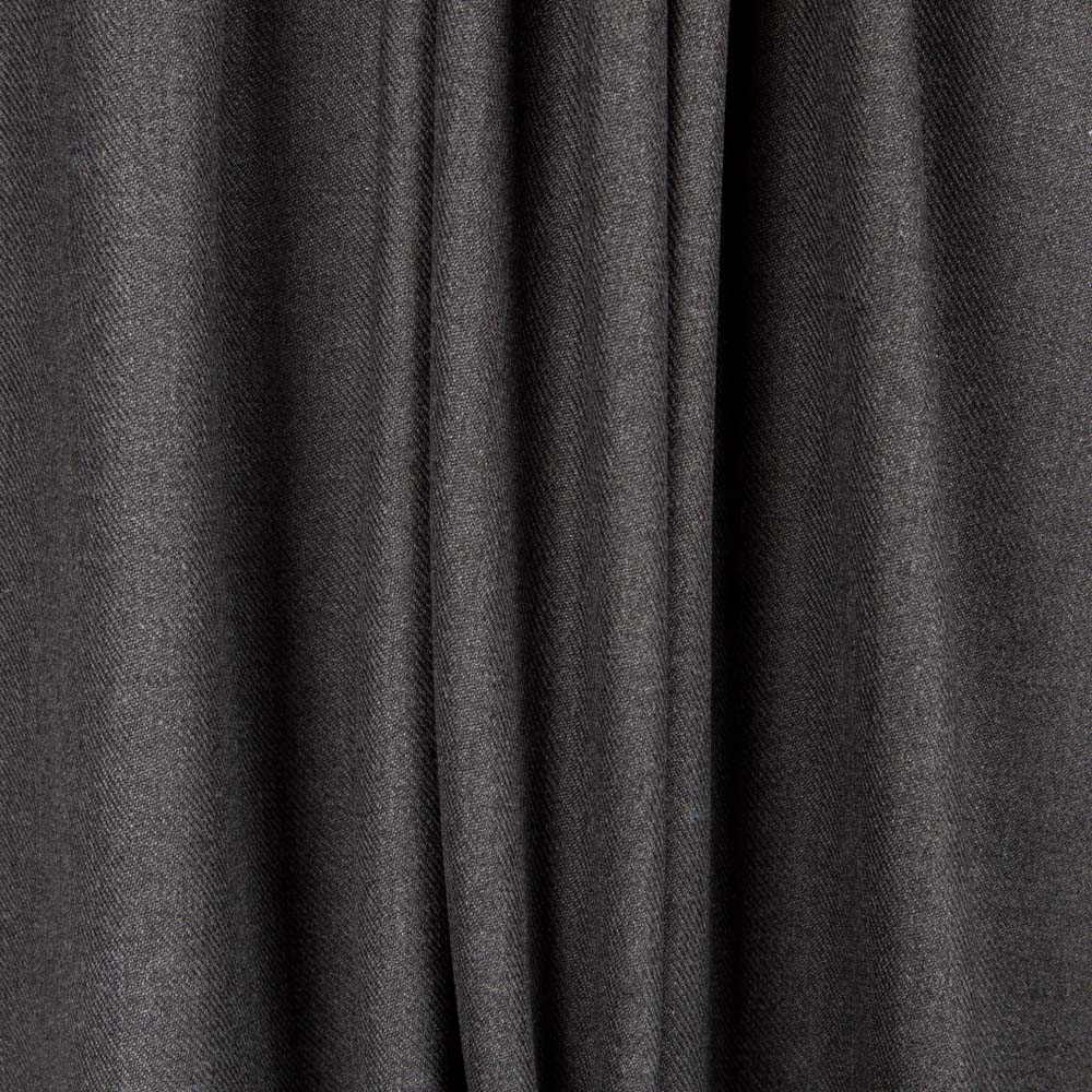 Tissu uni en armure sergé de couleur gris - Ribes y Casals