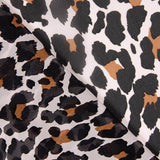 Mousseline Polyester Léopard Rose - Ribes y Casals