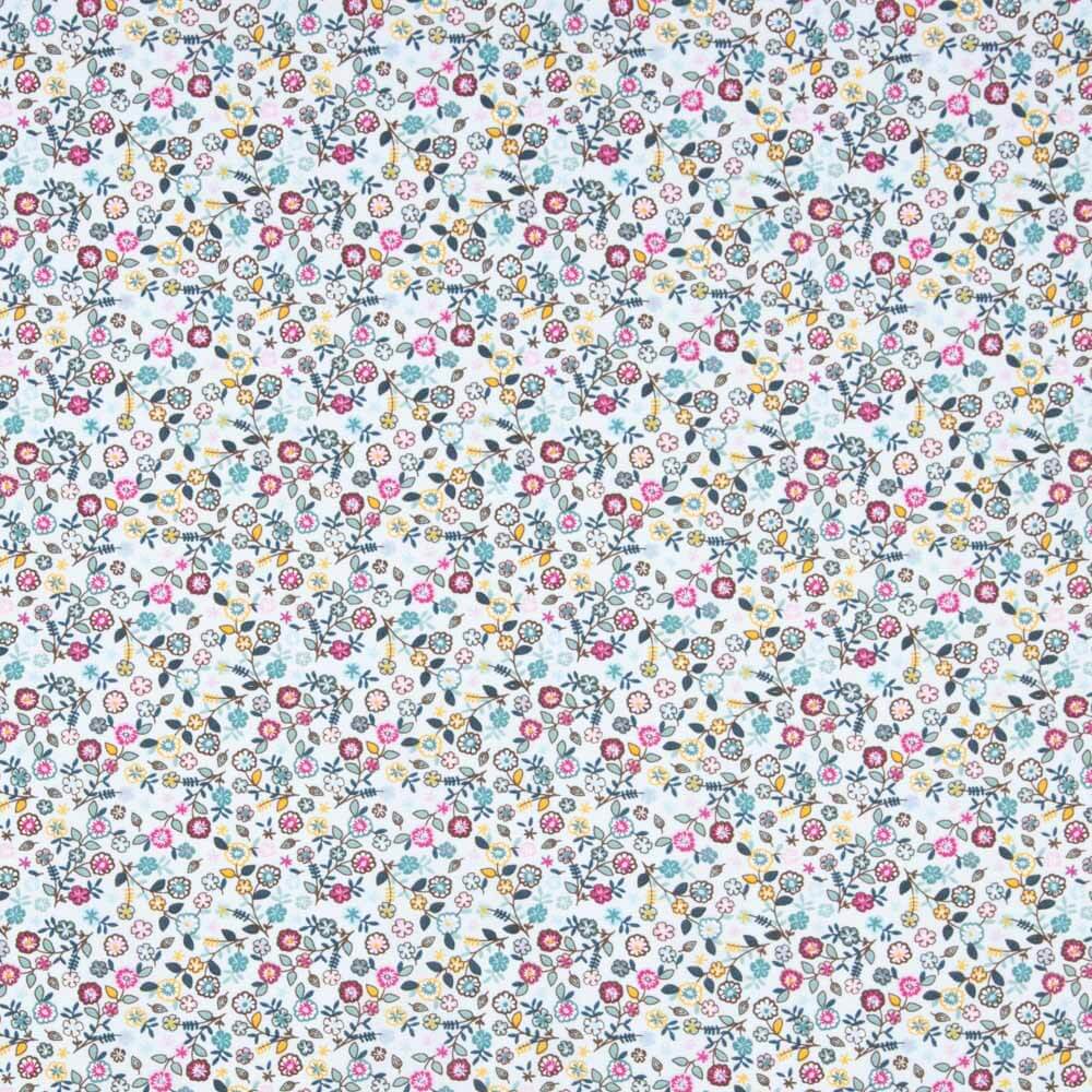 Popeline de coton à fleurs Estefania - Ribes y Casals