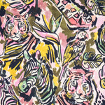 Satin Polyester Tigre Fuchsia - Ribes y Casals