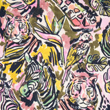 Satin Polyester Tigre Fuchsia - Ribes y Casals