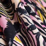 Satin Polyester Tigre Fuchsia - Ribes y Casals