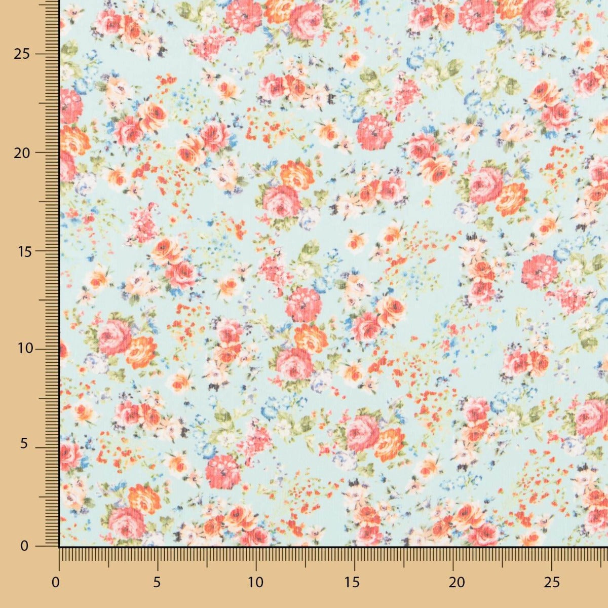 Gaze Polyester Mini Crétonne Bleu - Ribes y Casals