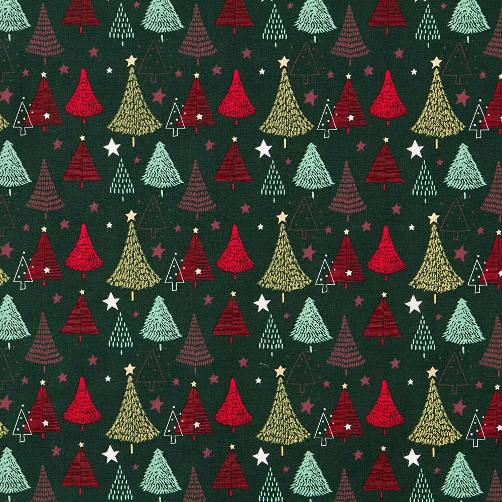 Coton Sapins Noël Vert - Ribes y Casals