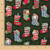 Coton Chaussettes Cadeaux Noël Vert - Ribes y Casals