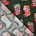 Coton Chaussettes Cadeaux Noël Vert - Ribes y Casals
