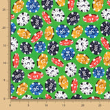 Popeline Poker Vert - Ribes y Casals