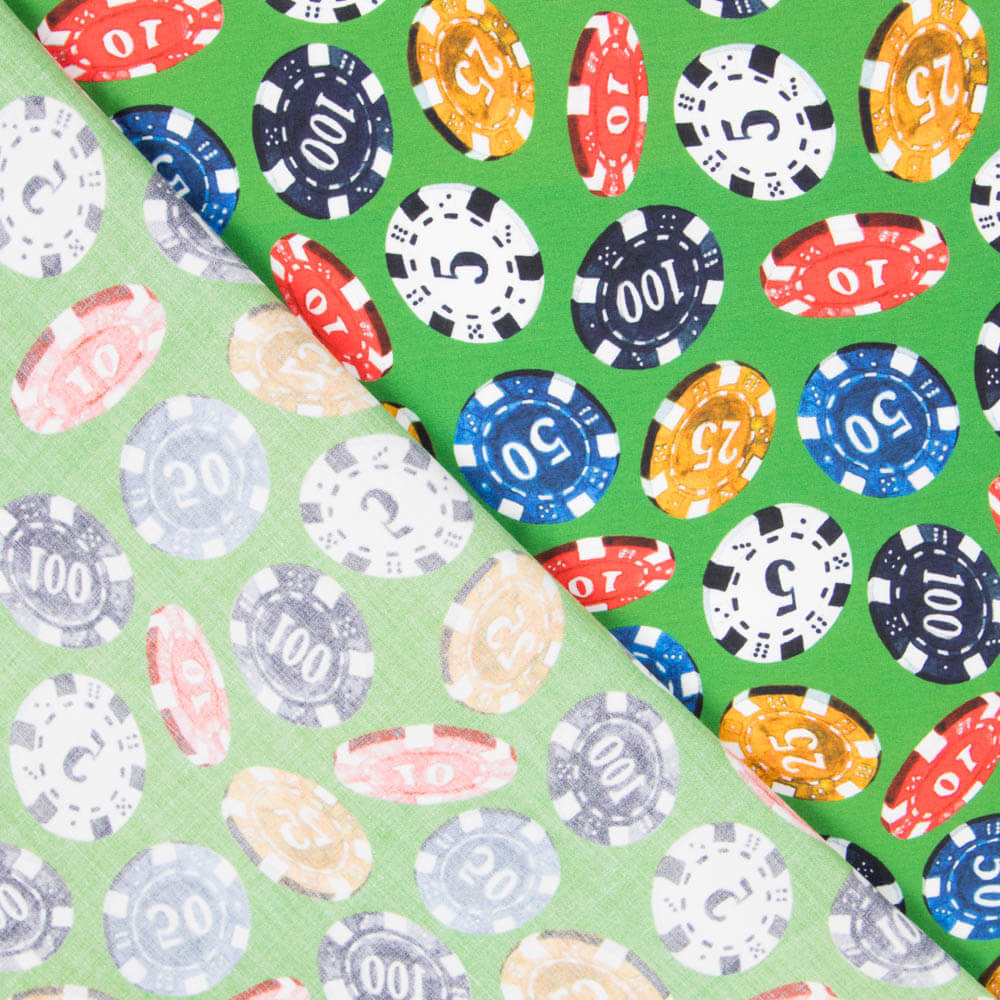 Popeline Poker Vert - Ribes y Casals