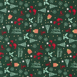 Coton Noël Joyeux Noël Vert - Ribes y Casals