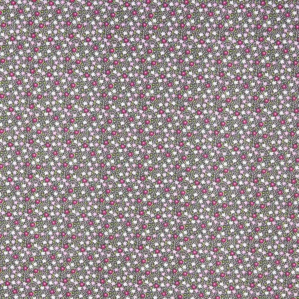 Popeline de coton à fleurs Andrea - Ribes y Casals