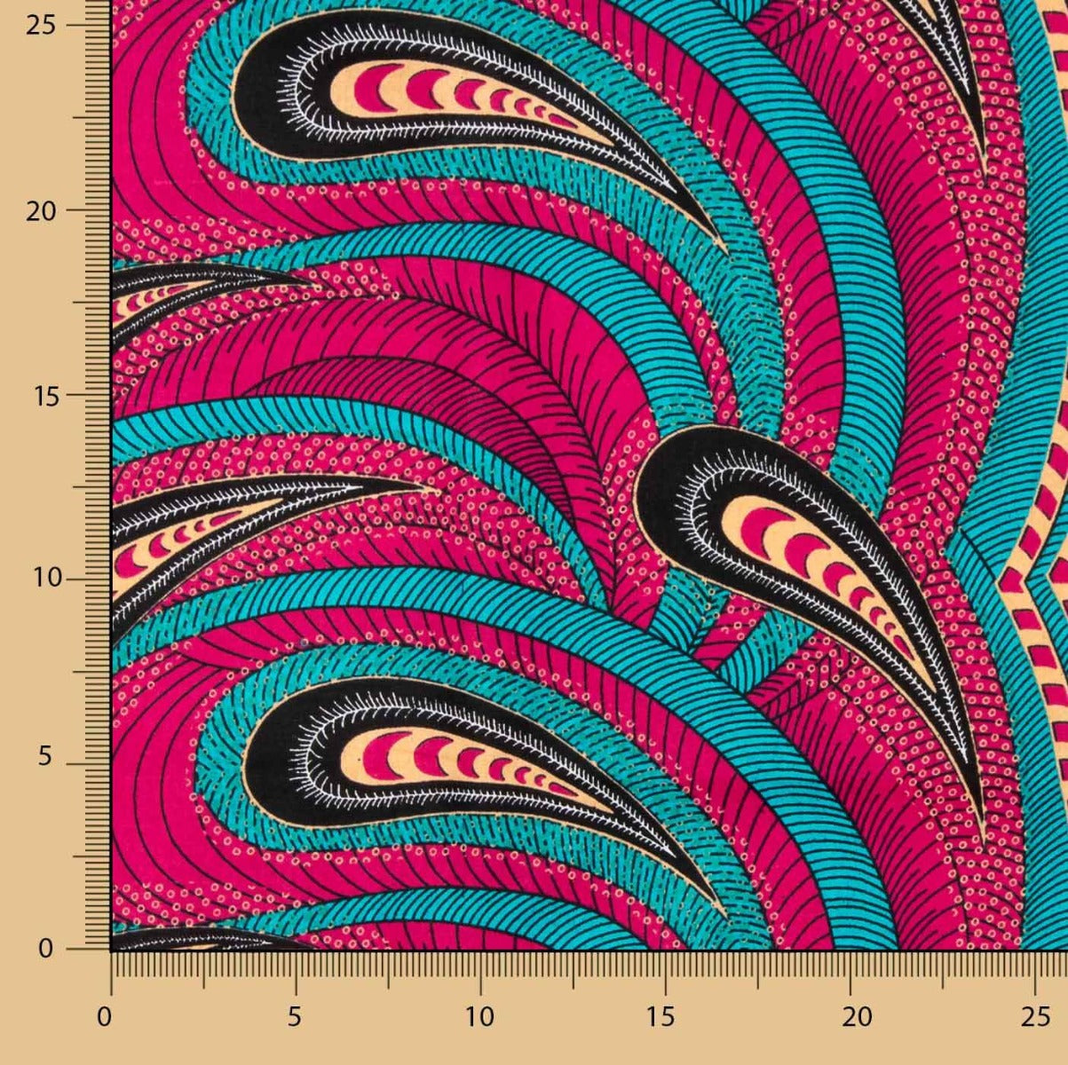 Tissu WAX Simu - Ribes y Casals