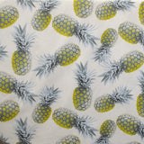 Toile Imprimée Ananas Blanc - Ribes y Casals