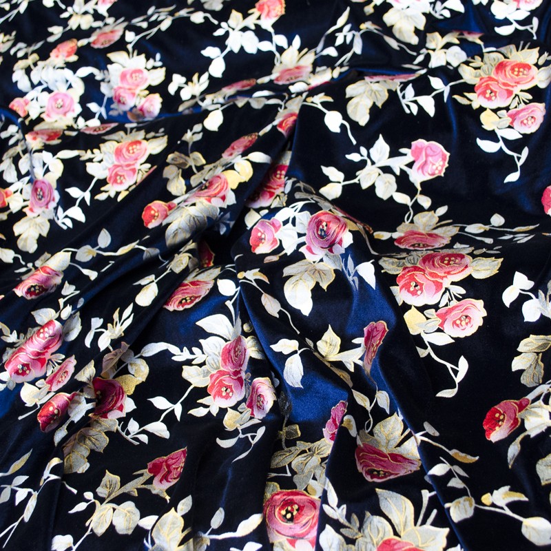 Terciopelo Clavel Metal Fucsia - Ribes y Casals