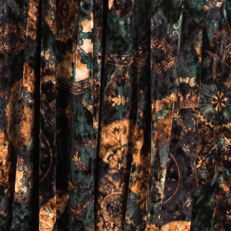 Velours Élastique Médaille Vert - Ribes y Casals