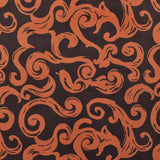 Velours Imprimé Spirales Orange - Ribes y Casals