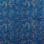 Velours Fantaisie Bleu Électrique - Ribes y Casals