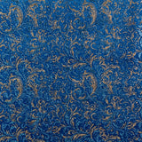 Velours Fantaisie Bleu Électrique - Ribes y Casals