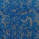 Velours Fantaisie Bleu Électrique - Ribes y Casals