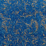 Velours Fantaisie Bleu Électrique - Ribes y Casals