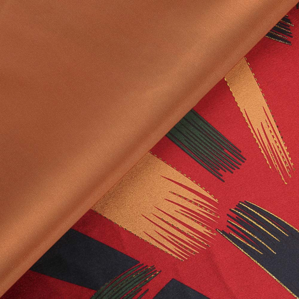 Velours Lurex Genève Rouge - Ribes y Casals