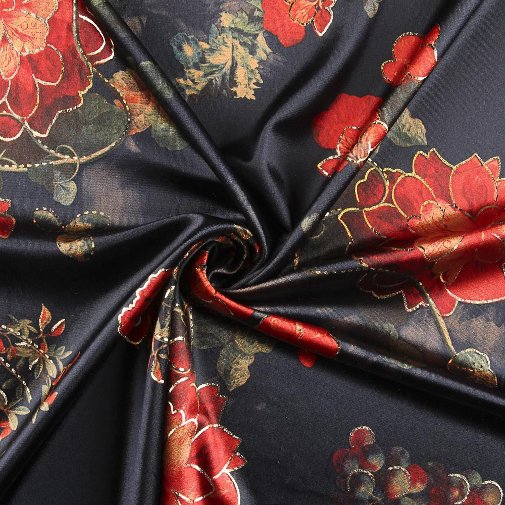 Velours Lurex Roma Bleu - Ribes y Casals