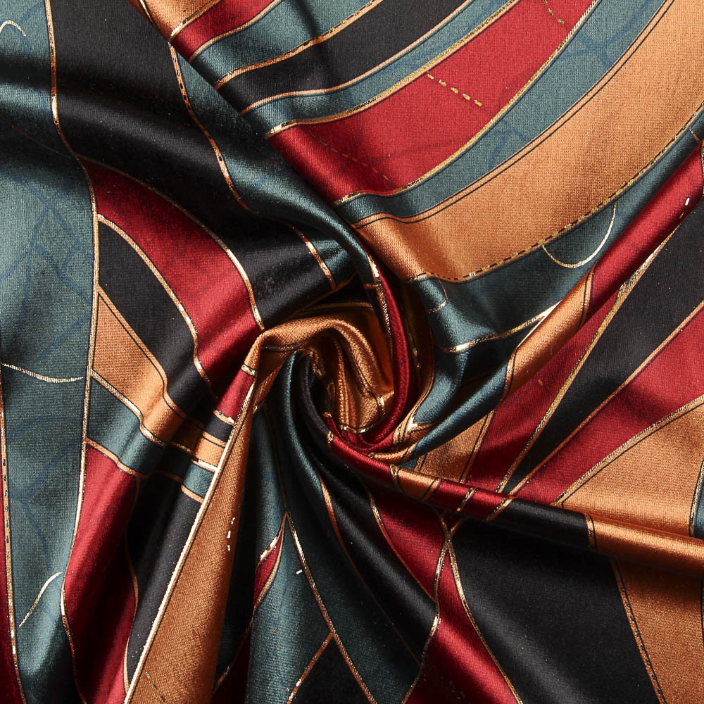Velvet Lurex Venise Aiguemarine - Ribes y Casals