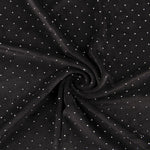 Velours Lycra Paillettes Noir - Ribes y Casals