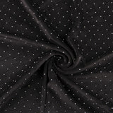 Velours Lycra Paillettes Noir - Ribes y Casals