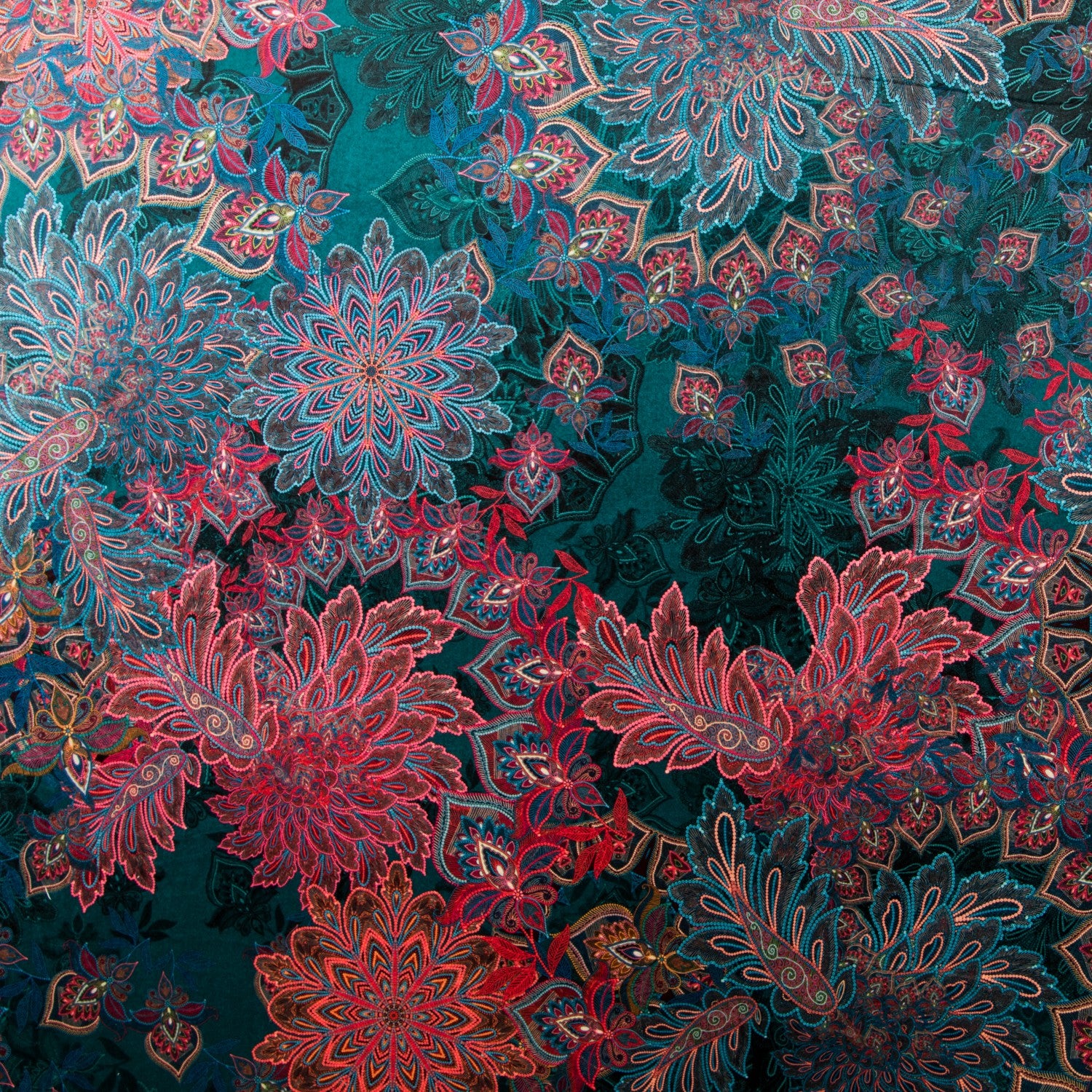 Velours Mandala Vert - Ribes y Casals