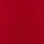 Velours Mode Nervuré Rouge - Ribes y Casals